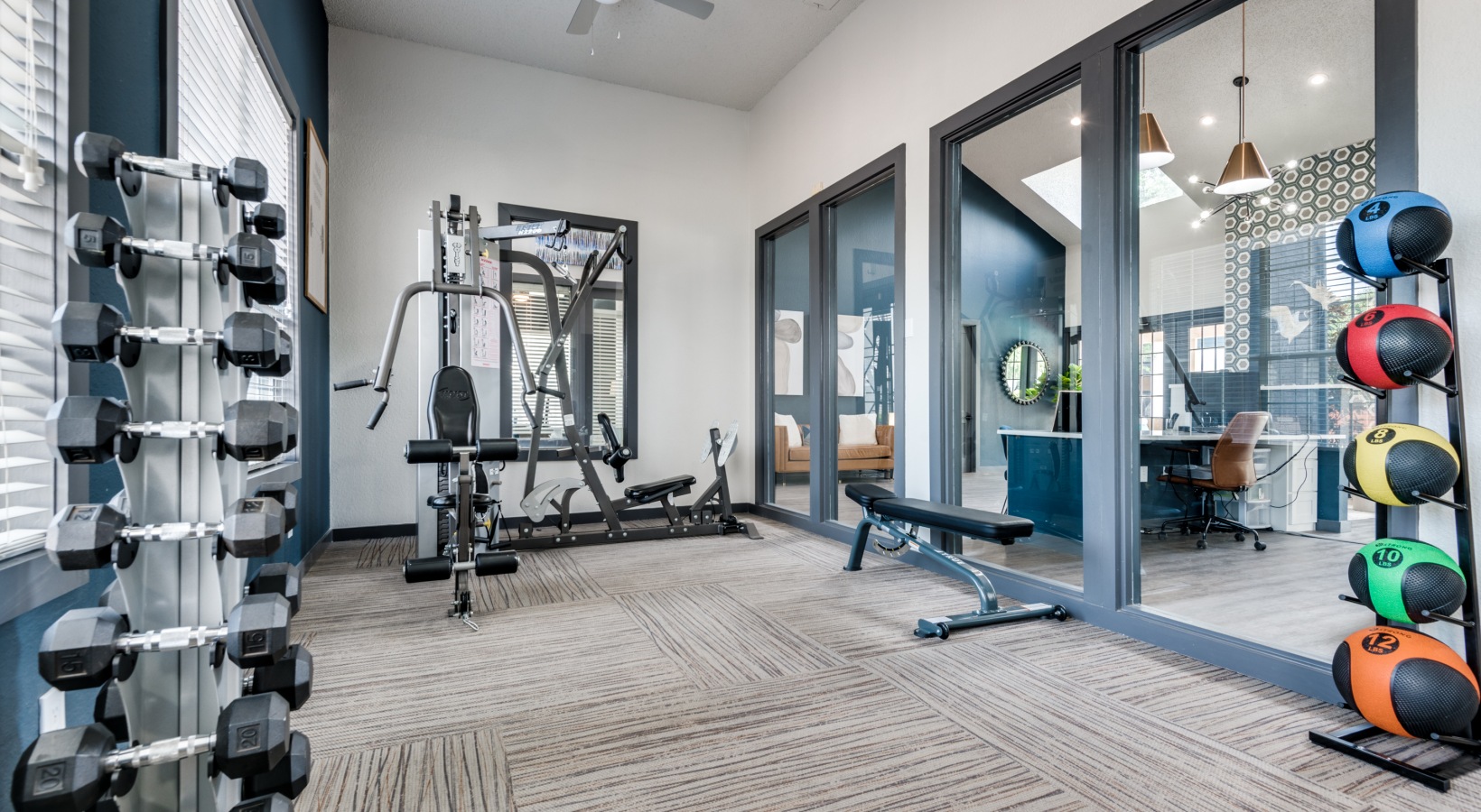fitness center at The Grant Valley Ranch